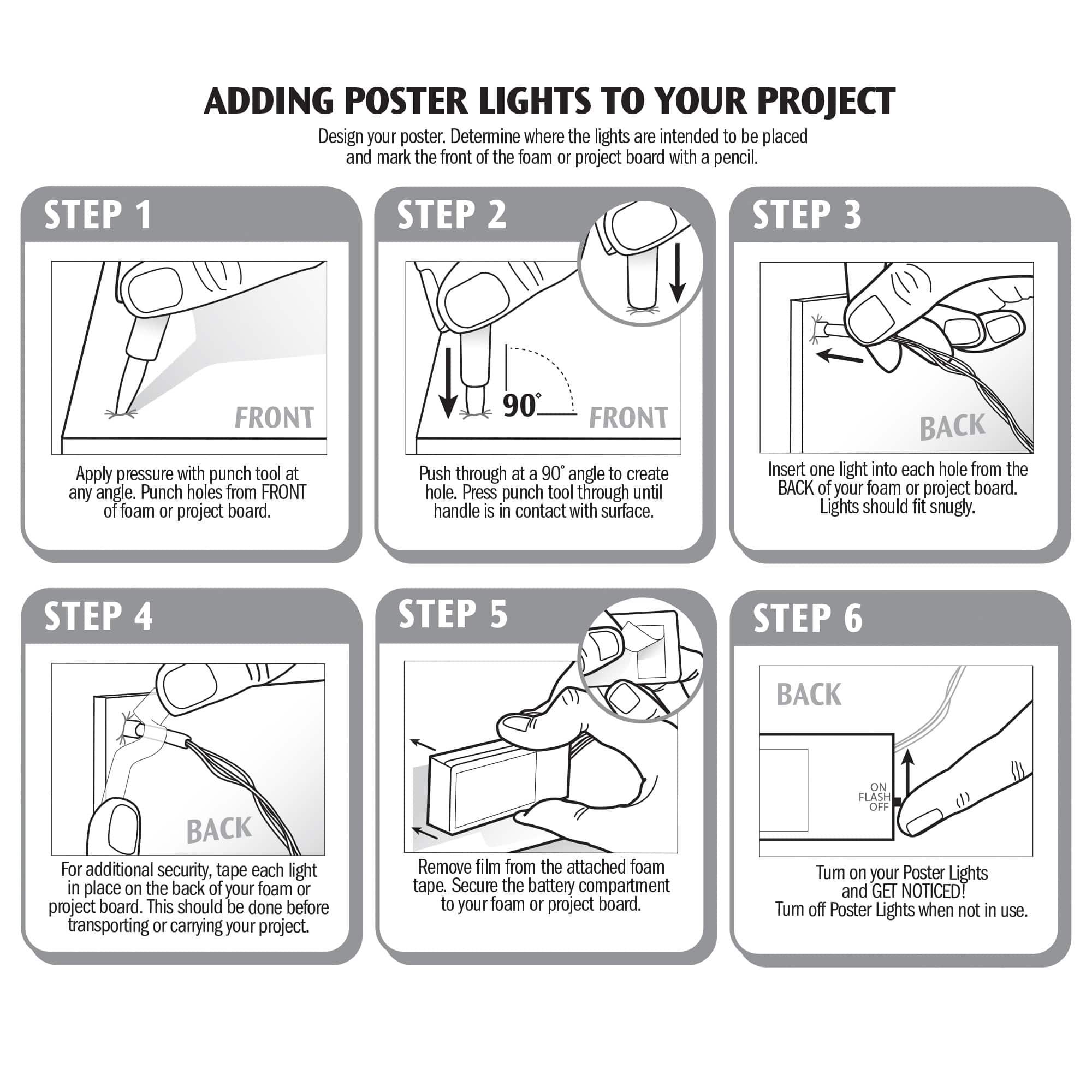 ArtSkills® 20ct. Cool White LED String Lights